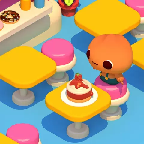 Game background of Merge Cafe