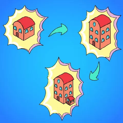 Game background of Ciudad de fusión inactiva