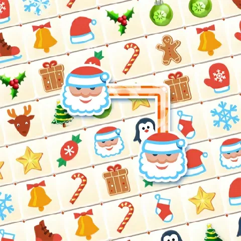 Game background of Mahjong navideño de invierno de Onet