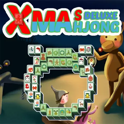 Game background of Xmas Mahjong Deluxe